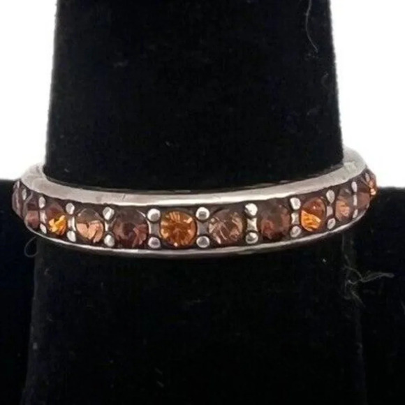 Brighton Crystal Palace Topaz Ring Size 9. - Picture 2 of 4